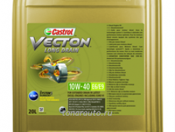 157AED Масло моторное Castrol Vecton Long Drain SAE 10W40 E7, 20л