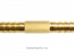 AT10154 Соединитель прямой 10мм ёлочка 2х сторонний