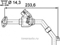 9XL351328171 Кран отопителя MAN F90