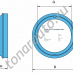 Гайка цапфы оси М180х4 W 14/16/20t BPW