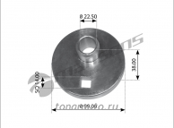 900522 Шайба эксцентриковая SAF Intradisc (тип подвески "PO", "PU") 1