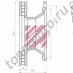 Диск тормозной BPW о.н.0308834040 MARSHALL