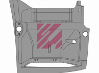 Корпус подножки серый пластик SMC прав Renault о.н.5010578876 MARSHALL