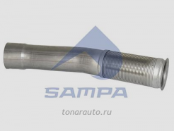 100258 Труба глушителя MB Actros, Actros MP2 (с гофрой)