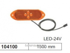 Фонарь габаритный /жёлтый/ кабель 1500mm LED 104100 VIGNAL