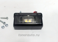 L0035BLACK Фонарь освещения регистрационного знака черный LED  4