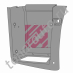 Корпус подножки E/STAR серый пластик SMC лев IVECO о.н.2997319 MARSHALL