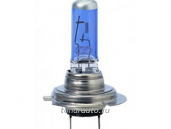 H7 CRYSTAL WHITE halogen bulb 12V 55W  PX26d кристально-белый свет