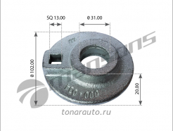 600034 Шайба эксцентриковая SAF Intradisc (тип подвески "IO", "IU") 1