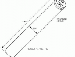33118 Ресивер компрессора кондиционера MAN TG-A/TG-X