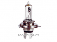 H4 LONGLIFE halogen bulb 12V 60/55W P43t  3х срок службы