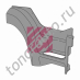 Крыло, корпус подножки темно-серый пластик SMC прав DAF о.н.1656918 MARSHALL