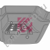 Корпус подножки темно-серый пластик SMC лев IVECO о.н.504103232 MARSHALL