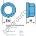 Гайка колёсная M20x1,5-10/SW 27 BPW