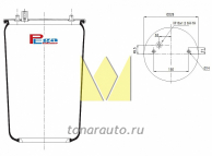 Пневморессора VOLVO (без стакана) о.н. 70321690