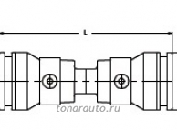 Соединитель прямой Push-in М12/D8 055002 SCHMITZ CARGOBULL