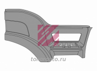 Крыло, корпус подножки серый пластик SMC прав IVECO о.н.504103308 MARSHALL