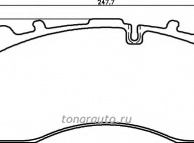 CVP020K Колодки тормозные 29061 (MB Actros, Scania 4s)