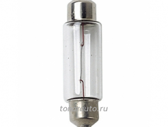 C10W 31mm LONGLIFE Festoon bulb 12V 10W SV8,5-8  3х срок службы