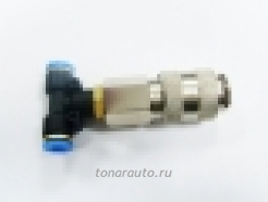 AT10798 Фитинг тройник D=6мм с быстросъемом