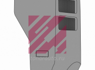 Угол бампера 2-ая серия с воздухозаборником серый пластик SMC прав Renault о.н.5010574309 MARSHALL
