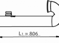 21776 Труба глушителя DAF XF95   1
