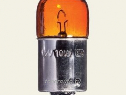 RY10W  PREMIUM Amber bulb 12V 10W  BAU15s  оранж.