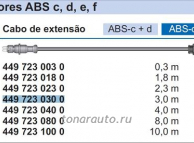 Кабель для датчиков ABS L=3m (система EBS-E)
