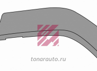 Кожух переднего крыла серый пластик прав Scania о.н.1431932 MARSHALL