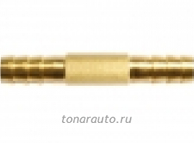 AT10150 Соединитель прямой 6мм ёлочка 2х сторонний
