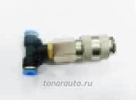 AT10798 Фитинг тройник D=6мм с быстросъемом