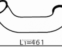 22175 Труба глушителя DAF XF105 1